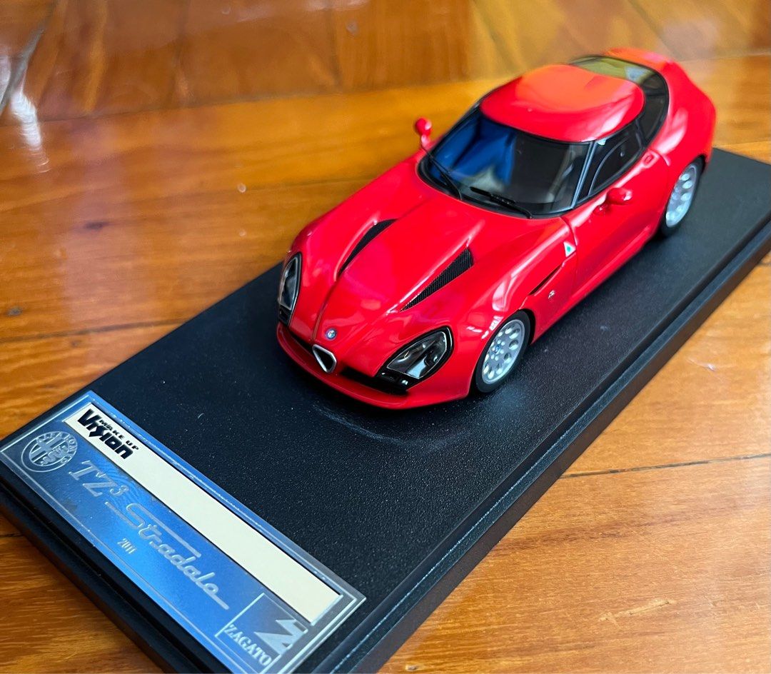 1/43 MAKEUP VISION VM020G Zagato Alfa Romeo TZ3 Stradale Matt Metallic  Light Blue アルファロメオ