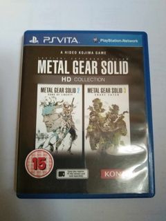 Metal gear solid hd collection ps Vita