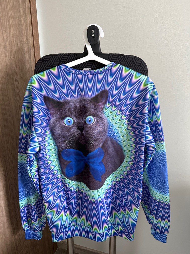 Crazy cat sweater best sale