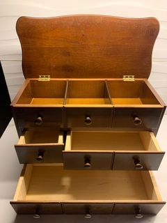 Multifunctional  Desktop Vintage Wooden Storage Box