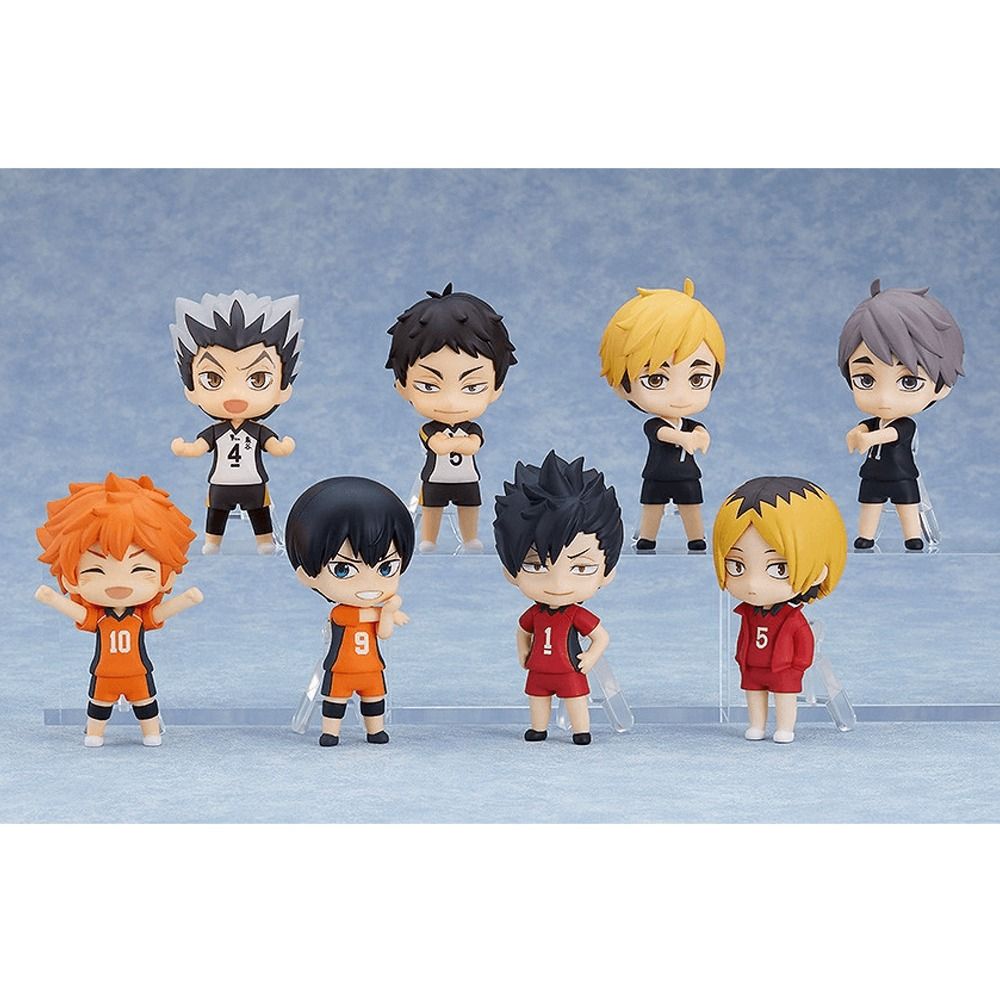 Nendoroid Surprise Haikyu!! Nationals Arc [Split] (Category: Designer & Blind Box Toys) located in Valenzuela. Submitted by littlechopletsph (Listing ID 1300831299, Image 2). Description: P950 EACH: Shoyo Hinata Tobio Kageyama Tetsuro Kuroo Kenma Kozume Kotaro Bokuto Keiji Akaashi Atsumu Miya Osamu Miya * Surprise items are random. Size estimate: 7cm MOP: Gcash/Bank transfer MOD: GGX/SDD.