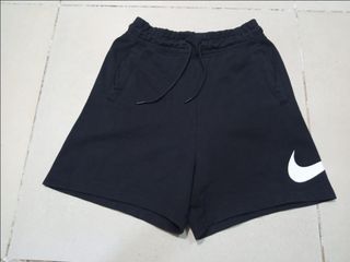 Nike Big Swoosh Black Womens Short , Shorts , Mix Shorts , Cotton Shorts , Sweat shorts , Branded shorts