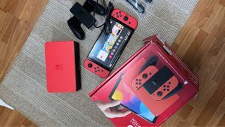 Nintendo Switch Console OLED Model Mario Red Edition