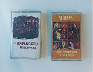 NIRVANA - FROM THE MUDDY BANKS OF THE WISHKAH / MTV UNPLUGGED LOT SALE
