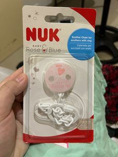 Nuk Soother Chain - Pink