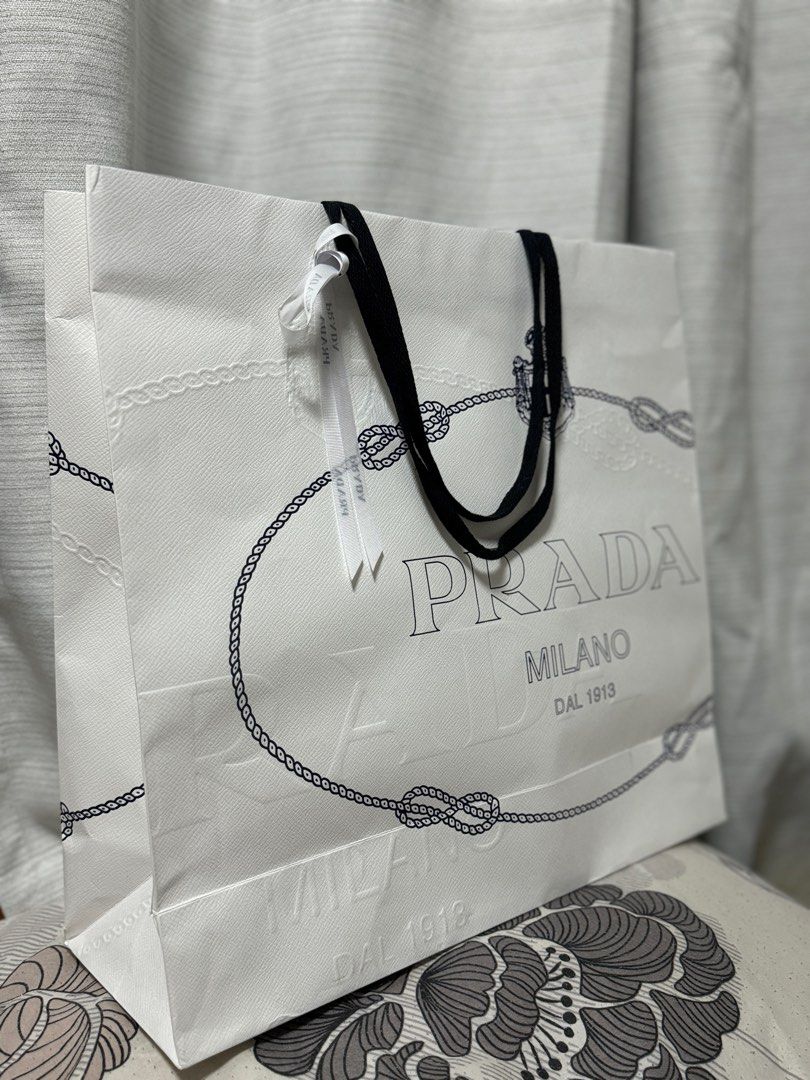Original Prada Paper Bag 2024 Women s Fashion Bags Wallets Tote Bags on Carousell