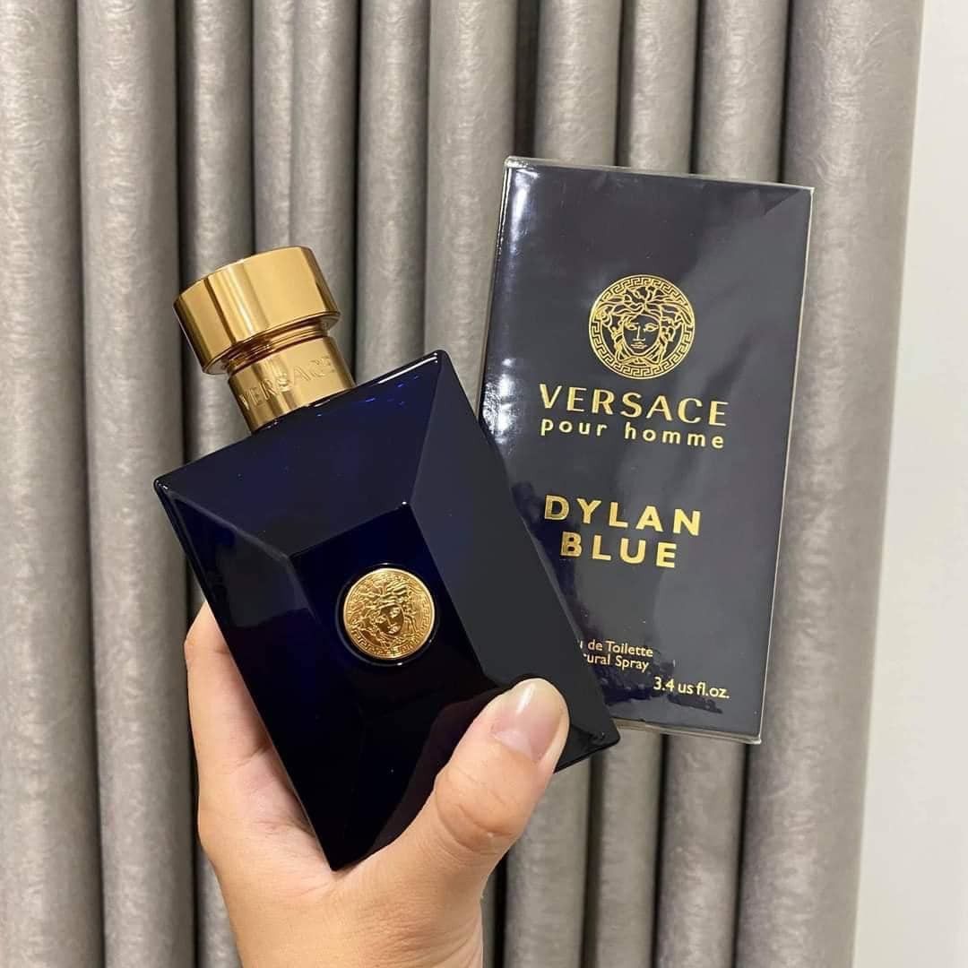 Perfume Versace Dylan Blue Pour Homme EDT 100ml, Beauty \u0026 Personal Care,  Fragrance \u0026 Deodorants on Carousell