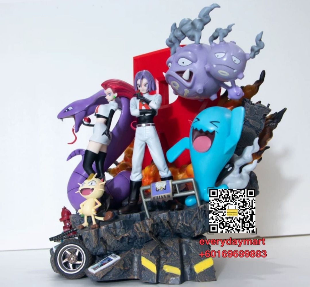 POKEMON TEAM ROCKET 35cm ACTION FIGURE TOYS STATUES Hobbies Toys Toys Games on Carousell