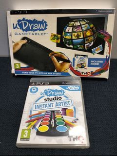 PS3 U-Draw Game Tablet, CD included