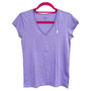 RALPH LAUREN V-neck Lavender Shirt