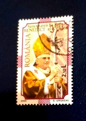 Romania 2005 - Pope Benedict XVI 1v. (used)