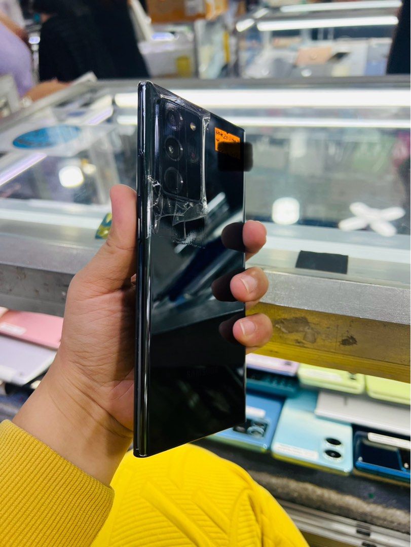 Samsung Note 20 Ultra 5G Single Sim FU (Category: Samsung) located in San Juan City. Submitted by javedsgadgetshop (Listing ID 1300848432, Image 3). Description: OPEN FOR INSTALLMENT VIA CREDIT CARD/GGIVES & SWAP/TRADE-IN! WE BUY AND SELL ( ANYKINDS OF UNIT BINIBILI PO NAMIN)! PTPA : Padelete po f bawal Read ❗️Onhand ‼️ Samsung Note 20 Ultra 5G •256gb •K Variant •Good batt health •Factory Unlock •95% Smoothness •No hidden issue | No Repaired •100