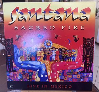 Santana - Sacred Fire Laserdisc 1993 Live in Mexico City - Original Japan Music LD CD DVD - Preloved not Vinyl Plaka LP