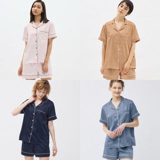 Satin Pajama Set — GU by Uniqlo [ Pre-order from Japan ]