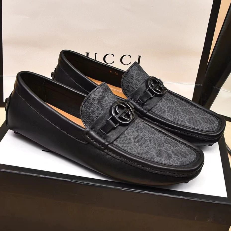sepatu pria loafer cowok gc terbaru men shoes slip on sepatu tanpa