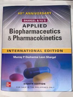 Shargel & Yu's Applied Biopharmaceutics and Pharmacokinetics (International Edition)