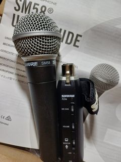 Shure SM58 + X2u Microphone with USB Signal Adapter