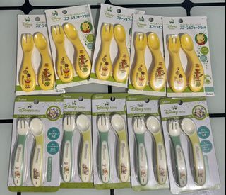Skater Disney Baby Winnie The Pooh Spoon and Fork Set
