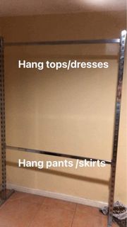 Stainless steel clothing rack