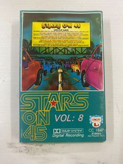STARS ON 45 Vol.  8 - Music Album Record Cassette Tape - Used Vintage