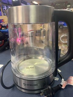 Stirling Dual Wall Glass 1.7 Litre Kettle -220 Volts