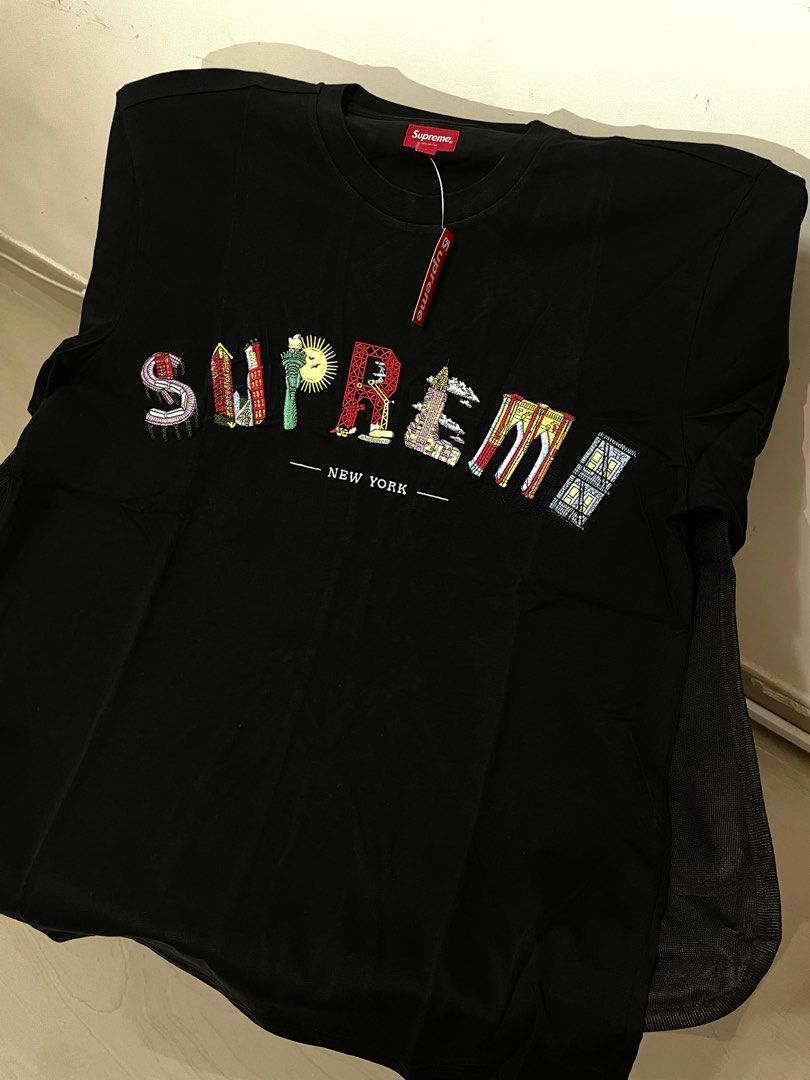 SALE100%新品Supreme City Arc Tee Black Small Tシャツ/カットソー(半袖/袖なし)