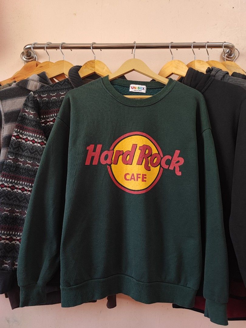 Green hard rock cafe sweatshirt 2025