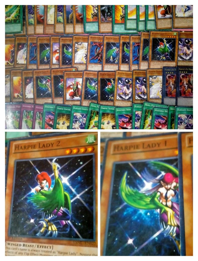 TAKE ALL x59] Harpie Lady Yu-Gi-Oh Deck TCG Class A Winged Beast  Collectible Cards