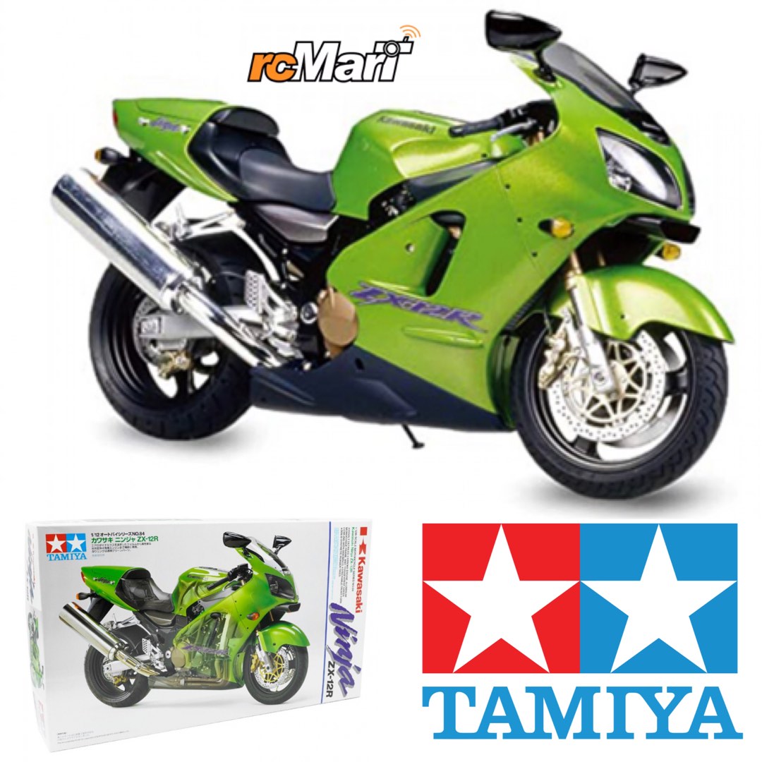 Tamiya 田宮電單車模型1/12 電單車Kawasaki Ninja ZX-12R, 興趣及遊戲 
