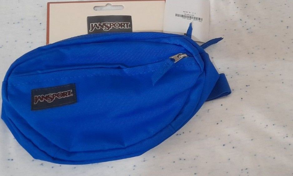 Tas jansport tas pinggang fifth Avenue warna border blue
