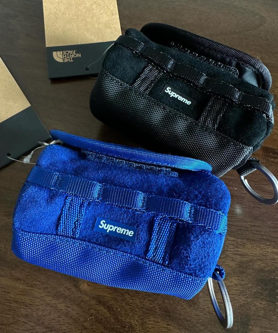 The North Face x Supreme Suede Base Camp Duffle Keychain