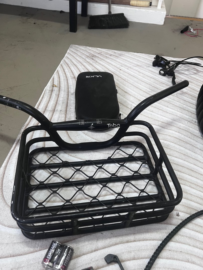 TOBA basket handlebar Sports Equipment PMDs E Scooters E Bikes Other PMDs Parts on Carousell