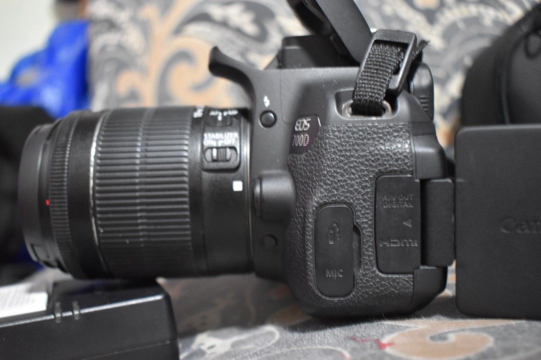 Touchscreen DSLR Canon 700d (Category: Cameras) located in Caloocan City. Submitted by mr.carlo_dslr_laptop (Listing ID 1300919763, Image 3). Description: Quality Canon 700d FlipTOUCHSCREEN mode 18-55mm IS STM VERSION 19,000 Cash Like New Perfect for Gift Photoshoot Events Ready to Use 18Megapixel Full HD Video Touchscreen Feature Direct Message Me If interested po With Battery With Charger With Strap With Lens cap With Sd Card With Camera Bag No
