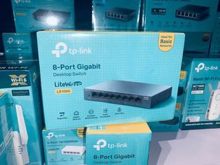 🆕️TP-Link LS108G 8-Port Gigabit Desktop Switch LiteWave Metal Housing