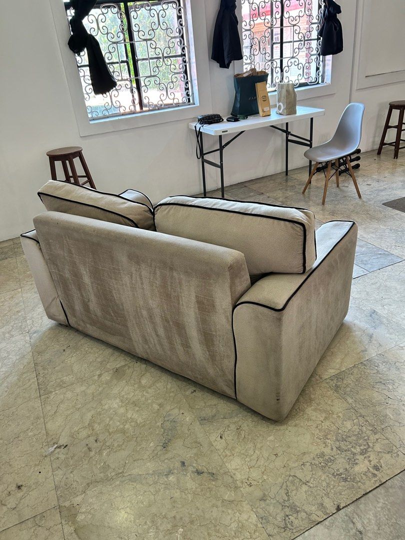 Two seater sofa (Category: Sofas) located in Quezon City. Submitted by jharwincastaneda (Listing ID 1300804922, Image 2). Description: .