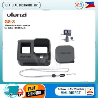 Ulanzi G8-3 Silicone Case with Lens Cap for GoPro HERO Black Sports Camera Protective Vlogging Case