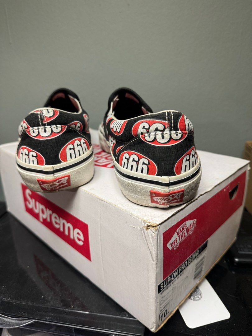 Supreme vans 666 price 2025