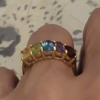 Vintage 14k gemstone ring size 5