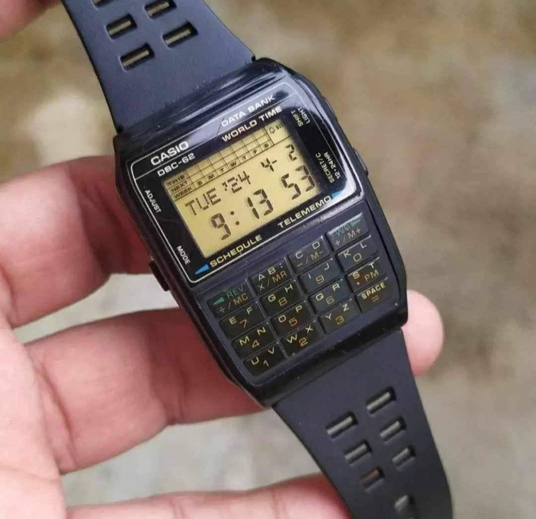 Vintage Casio Calculator Watch DBC62 Casio Watch Calculator Casio Vintage Watch