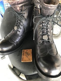 Vintage Combat Zip Boots Size 38 (best fit US7men/US8women) ‼️₱3,795‼️₱3,795‼️