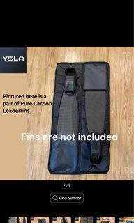 Ysla Padded Long Fins Bag (Black)