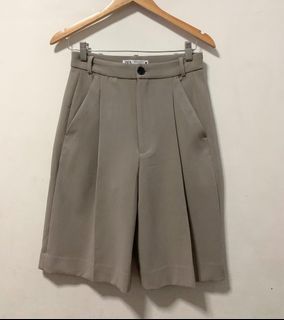 Zara tailored trouser shorts