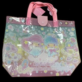 日本直送 sanrio characters 三麗鷗 Little Twin Star 雙子星 游泳袋 swimming bag 游水袋64172662563331110