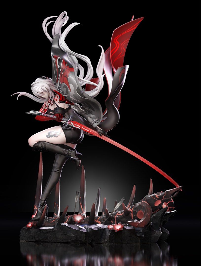 Acheron GK Figure HJM Studio Honkai Star Rail, Hobbies & Toys, Toys ...