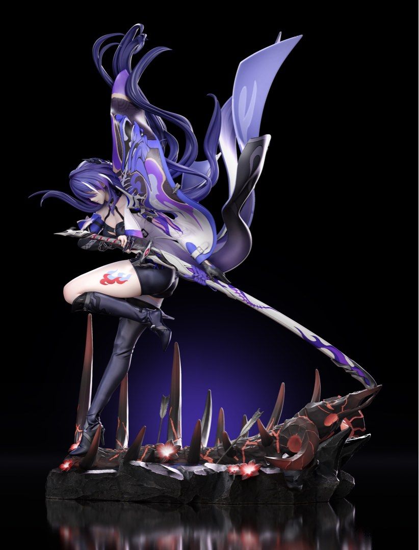 Acheron GK Figure HJM Studio Honkai Star Rail, Hobbies & Toys, Toys ...