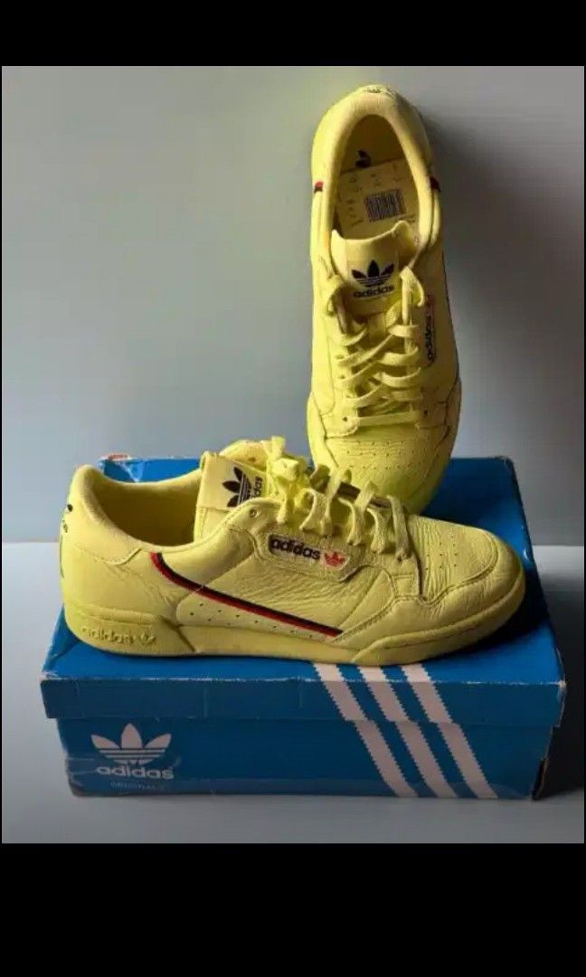 Adidas continental lime green store