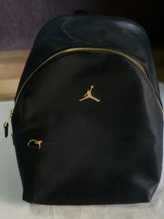 Air Jordan Black Leather Backpack Original