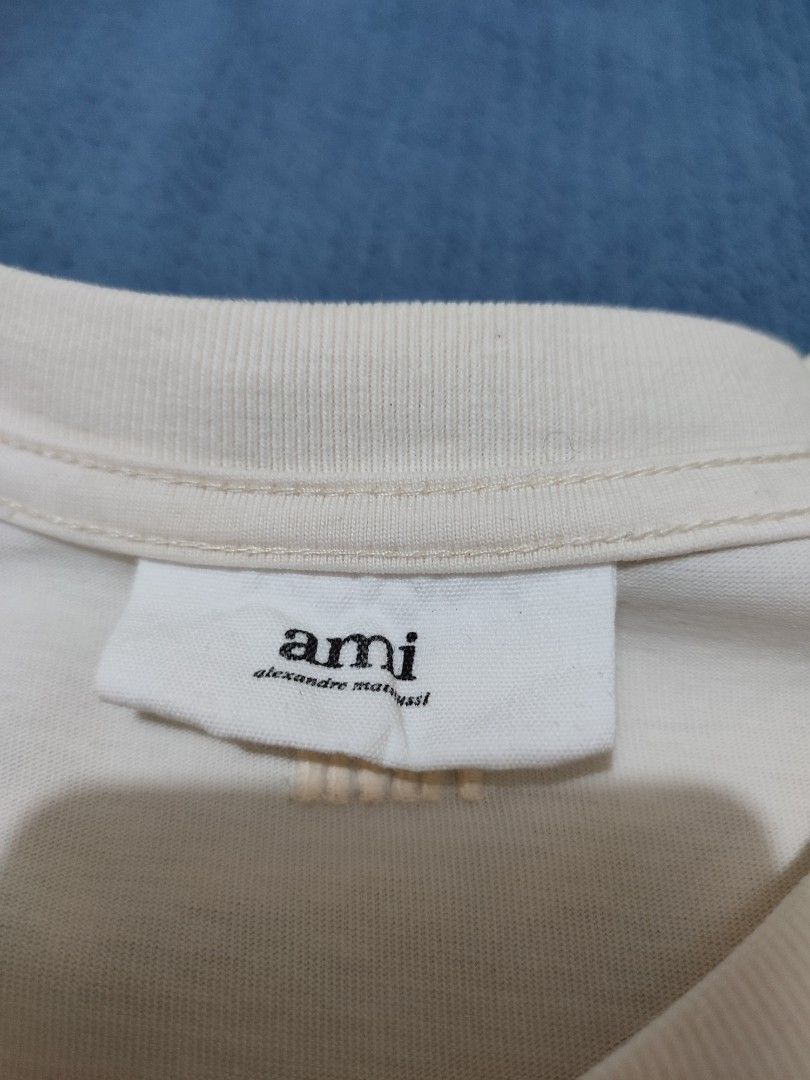 AMI shirt (offwhite color) (Category: Tshirts & Polo Shirts ) located in Davao. Submitted by hippiehappy420 (Listing ID 1296696313, Image 2). Description: ami shirt medium very good condition we ship nationwide see photos for more details visit my profile for more availble listings tshirt polo shirt caps hoodies sweatshirt jeans shoes jogger etc..