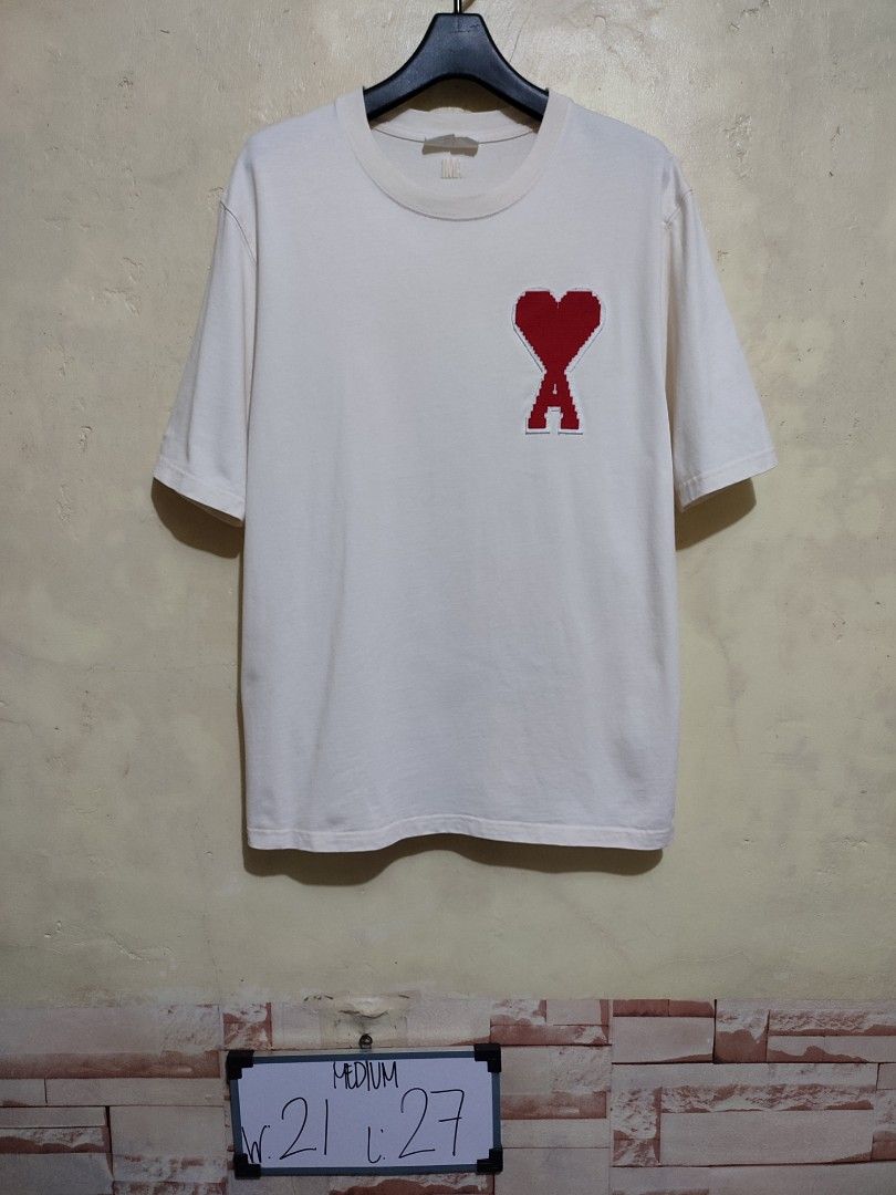 AMI shirt (offwhite color) (Category: Tshirts & Polo Shirts ) located in Davao. Submitted by hippiehappy420 (Listing ID 1296696313, Image 1). Description: ami shirt medium very good condition we ship nationwide see photos for more details visit my profile for more availble listings tshirt polo shirt caps hoodies sweatshirt jeans shoes jogger etc..
