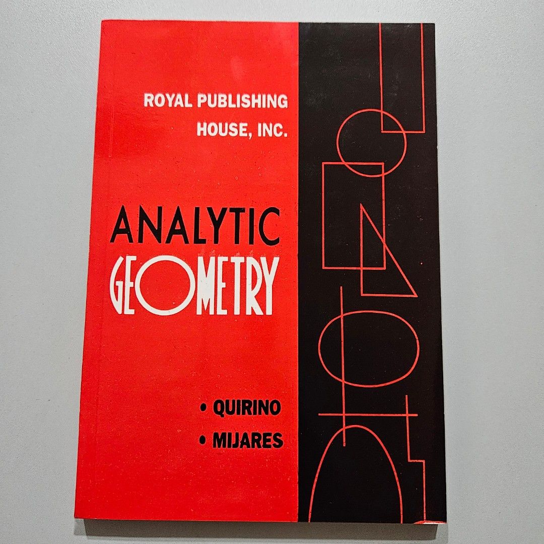 Analytic Geometry (Category: Textbooks) located in Manila. Submitted by bookshop050960392 (Listing ID 1296589925, Image 1). Description: available Accounting Books Engineering Books.